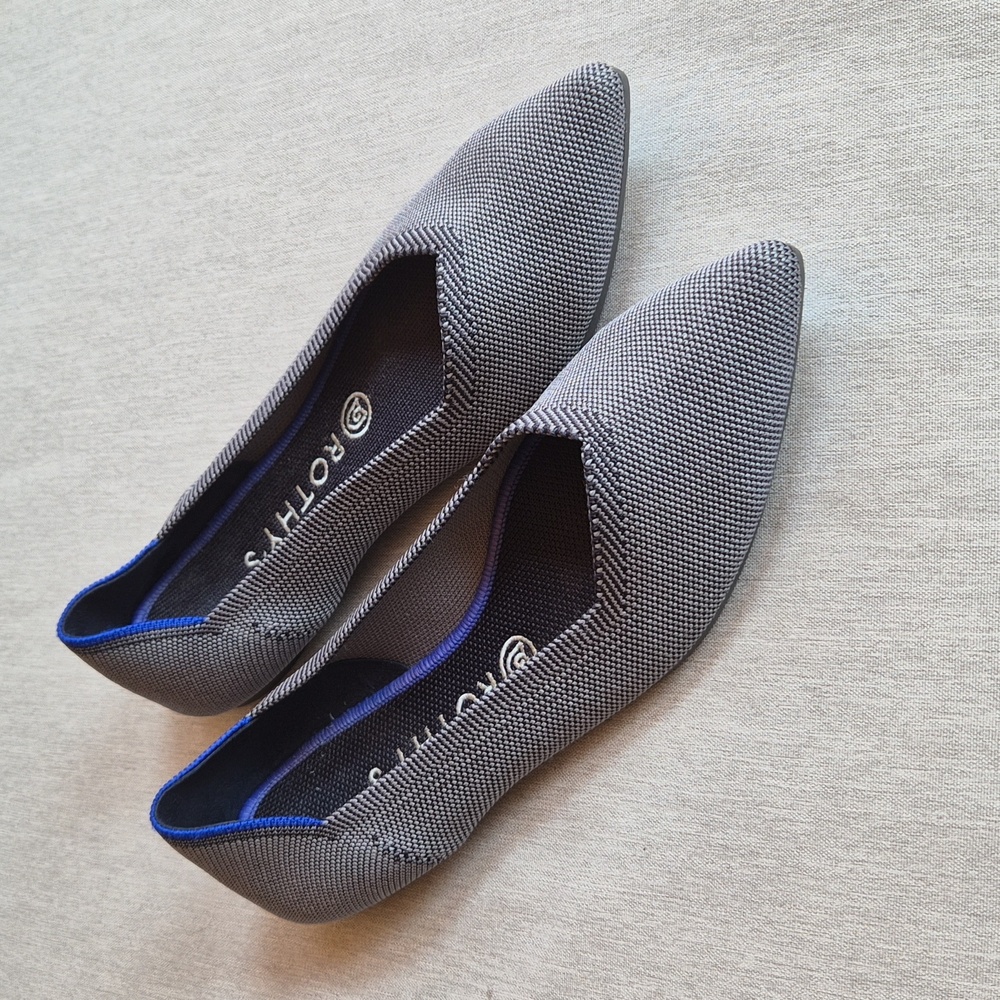 Rothys Gray Flats